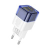 Incarcator de retea Hoco C125A PD20W charger [Transparent-Blue]