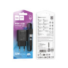Incarcator de retea Hoco C134A Solid single-port charger set(Micro) [Black]