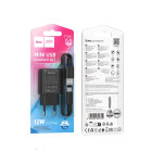 Зарядное устройство Hoco C134A Solid single-port charger set(Type-C) [Black]