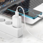 Зарядное устройство Hoco C134A Solid single-port charger set(Type-C) [White]