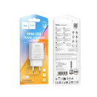 Зарядное устройство Hoco C134A Solid single port charger(EU) [White]