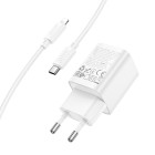 Incarcator de retea Hoco C149A Charm PD30W+QC3.0 charger set(C to iP) [White]