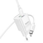 Incarcator de retea Hoco C149A Charm PD30W+QC3.0 charger set(C to C) [White]