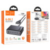 Incarcator Hoco C150A Modern PD45W 6-port(5C1A) [Black]