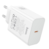 Incarcator de retea Hoco C162A Source single port PD40W charger set(C to C)(EU) [White]
