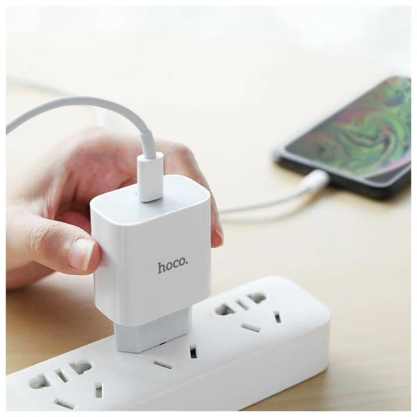 Зарядное устройство Hoco C76A Plus (PD20W) [White]