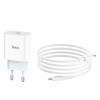 Зарядное устройство Hoco C76A Plus Type-c to Lighting (PD20W)[White]