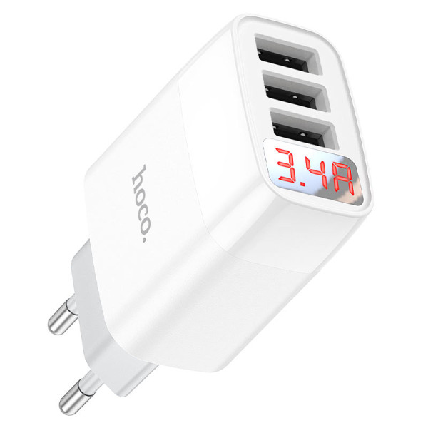 Incarcator de retea Hoco C93A Easy charge (2.4A) [White]