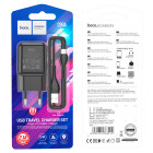 Incarcator de retea Hoco C96A + Cablu Micro (2.1A)[Black]