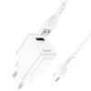 Incarcator de retea Hoco C98A Proton Type-C QC3.0 [White]