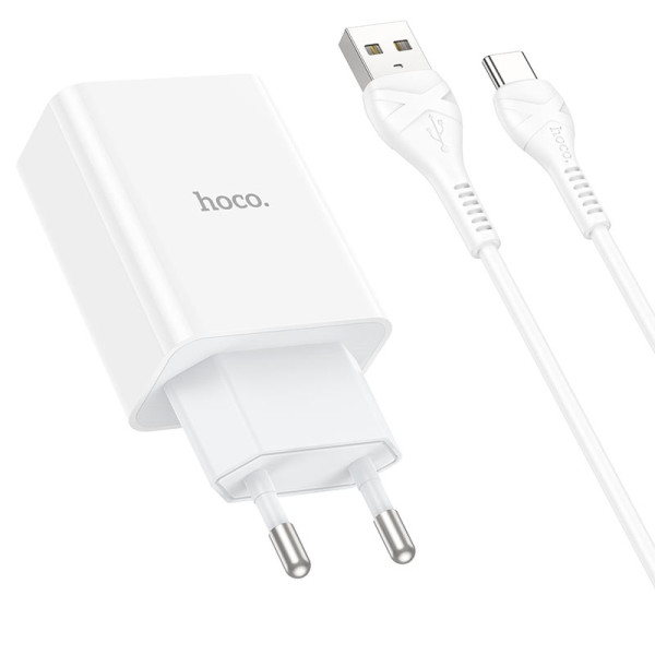 Зарядное устройство Hoco C99A Type-C PD20W + QC3.0 [White]