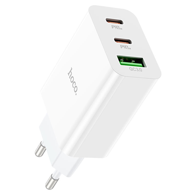 Incarcator de retea Hoco C99A (PD20W + QC3.0) [White]