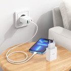 Incarcator de retea Hoco C99A (PD20W + QC3.0) [White]