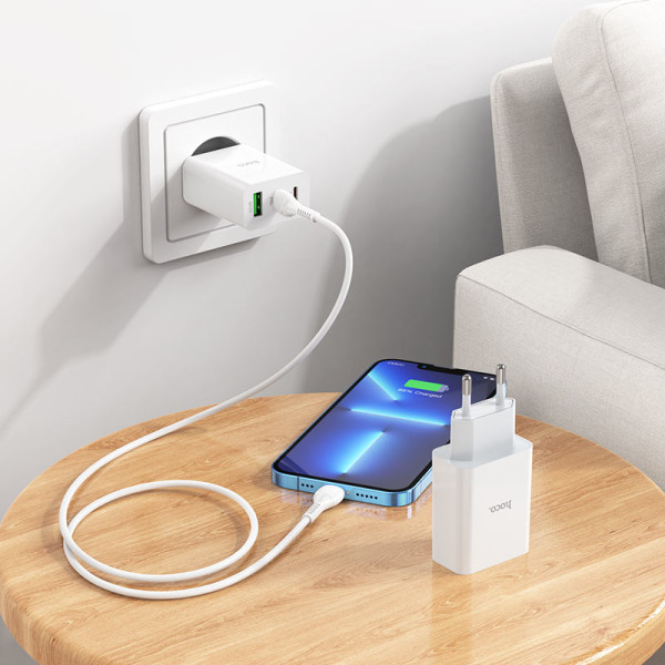Зарядное устройство Hoco C99A (PD20W + QC3.0) [White]
