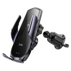 Suport auto Hoco CA202 Plus induction holder [Black-Metal-Gray]