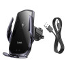 Suport auto Hoco CA202 Plus induction holder [Black-Metal-Gray]