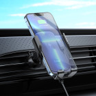 Suport auto Hoco CA202 Enlightener (Wireless Charger 15W) [Black]