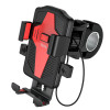Fixator-suport pentru bicicleta Hoco CA73 Flying [Black-Red]