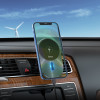 Suport Auto Hoco CA91 Magic magnetic wireless fast charging car holder [Gray]