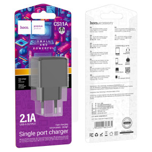 Зарядное устройство Hoco CS11A Ocean single port charger [Black]