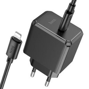 Incarcator de retea Hoco CS15A PD30W charger set (C to iP) [Black]