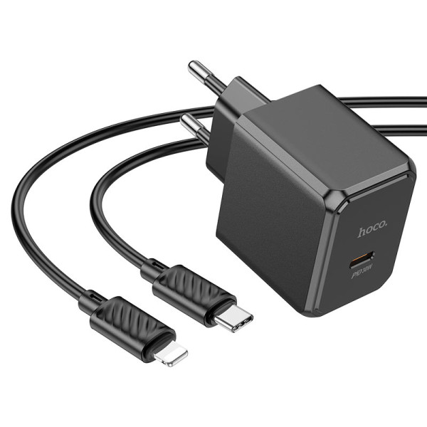 Зарядное устройство Hoco CS15A PD30W charger set (C to iP) [Black]