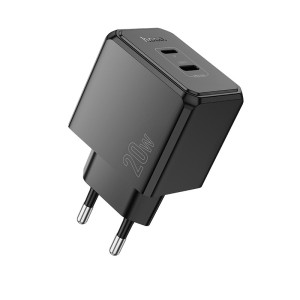 Incarcator de retea Hoco CS16A Wish PD20W(C+L) two-way charger [Black]