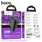 Incarcator de retea Hoco CS22A Value PD30W [Black]