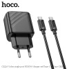Incarcator de retea Hoco CS22A Value PD30W (Type-C to Type-C) [Black]