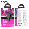 Incarcator de retea Hoco CS23A Sunlight PD30W+QC3.0 [Black]