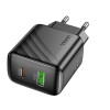 Incarcator de retea Hoco CS25A Rico PD20W+QC3.0 charger(EU) [Black]
