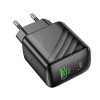 Incarcator de retea Hoco CS25A Rico PD20W+QC3.0 charger(EU) [Black]