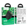 Incarcator de retea Hoco CS44A Smart PD65W(2C1A) charger [Black]