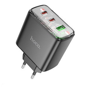 Incarcator de retea Hoco CS44A Smart PD65W(2C1A) charger [Black]