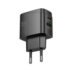 Incarcator de retea Hoco CS61A Bright PD30W+QC3.0 charger [Black]