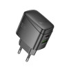 Incarcator de retea Hoco CS61A Bright PD30W+QC3.0 charger [Black]