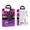 Incarcator de retea Hoco CS61A Bright PD30W+QC3.0 charger [Black]