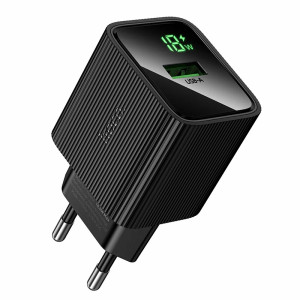 Incarcator CS81A Excellent single port QC3.0 charger with digital display [Black]