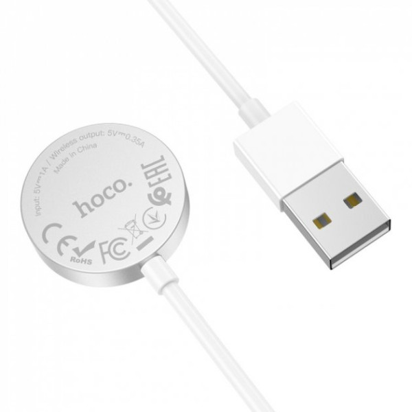 Incarcator Wireless Hoco CW39 p/u Apple Watch 1-7/se [White]
