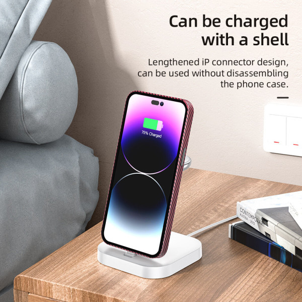 Incarcator Wireless Charger Hoco CW43 Graceful 3 in 1 [Black]