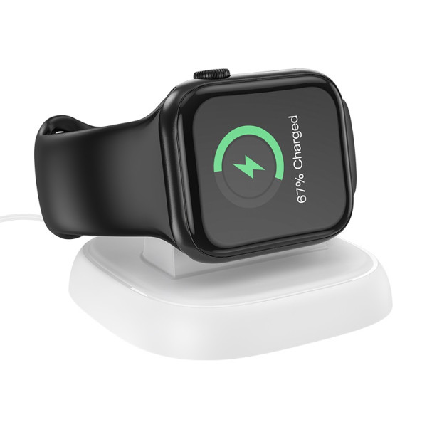 Беспроводная зарядка Hoco CW44 p/u Apple Watch 1-7/se [White]