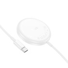 Incarcator wireless Hoco CW50 Fast 3-in-1 magnetic [White]