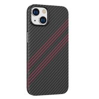 Husa Hoco Cave Slim Kevlar Apple iPhone 14 Plus [Black-Red]