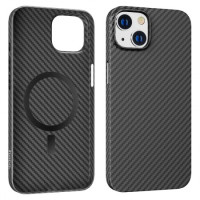 Husa Hoco Cave Magnetic Kevlar Apple iPhone 14 [Black]