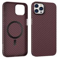 Чехол Hoco Cave Magnetic Kevlar Apple iPhone 14 Pro [Red]