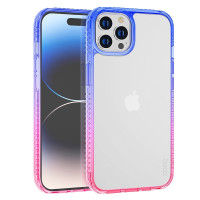 Husa Hoco Crystal color for iPhone 14 Pro Max [Blue-Purple-Red]