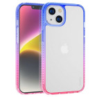 Чехол Hoco Crystal color for iPhone 14 [Blue-Purple-Red]