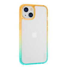 Husa Hoco Crystal color for iPhone 14 [Orange-Green]