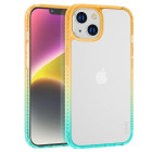 Чехол Hoco Crystal color for iPhone 14 [Orange-Green]