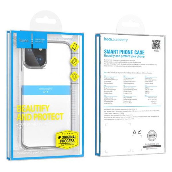 Husa Hoco Crystal diamond ultra-transparent iP14 [Transparent]